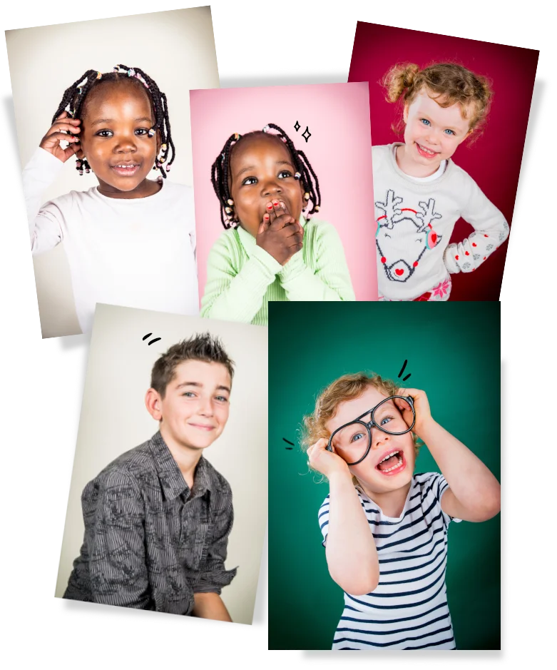 Photos de classe et portraits individuels réalisés par Scolaphoto, votre photographe scolaire