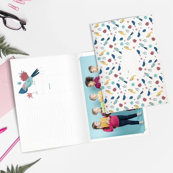 Carnet personnalisé avec photo scolaire